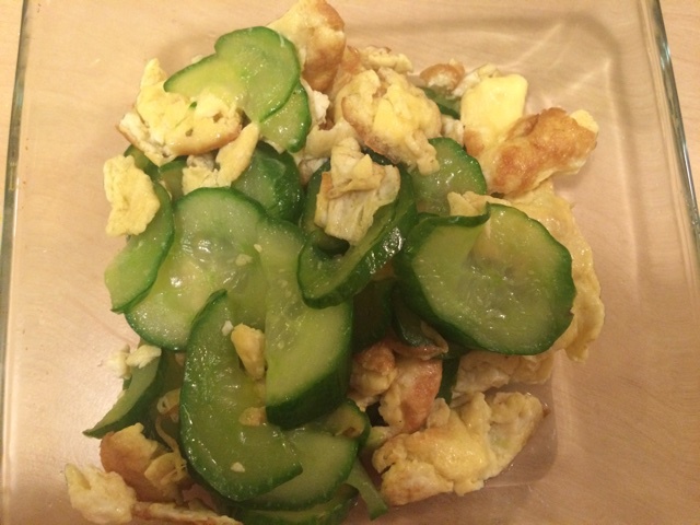 鸡蛋炒黄瓜