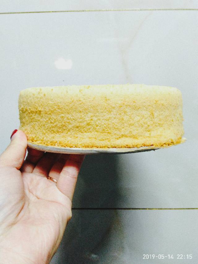 超好记八寸戚风蛋糕（后蛋法）