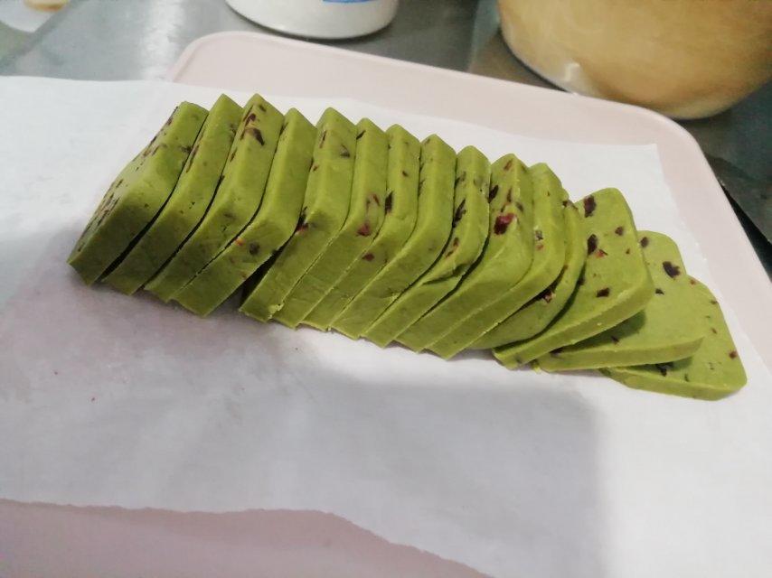 抹茶蔓越莓饼干
