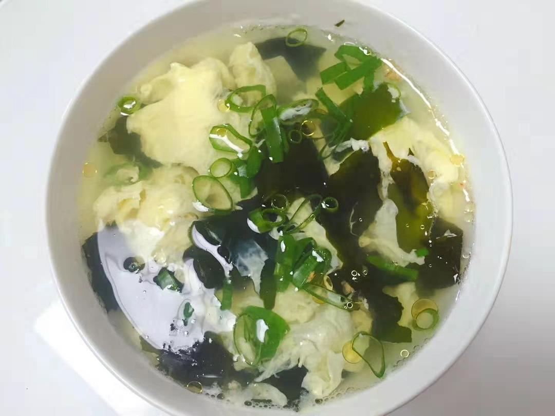 裙带菜蛋花汤