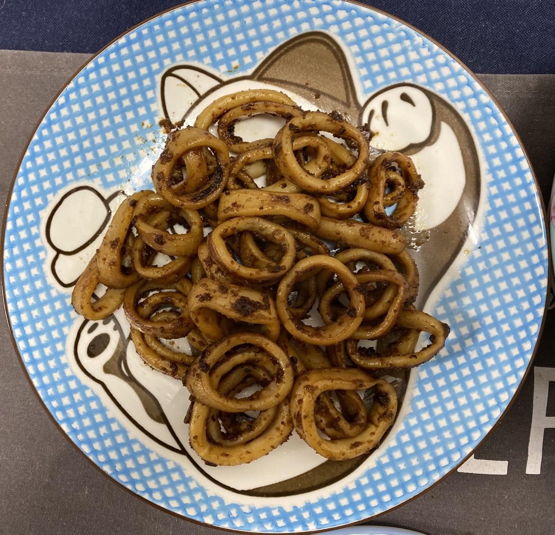 最好吃的酱爆鱿鱼圈