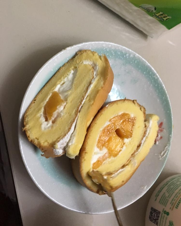 几分甜香芋奶冻卷/卷不裂配方+新鲜香芋奶油+入口即化奶冻/烘焙视频蛋糕篇7「薄卷」