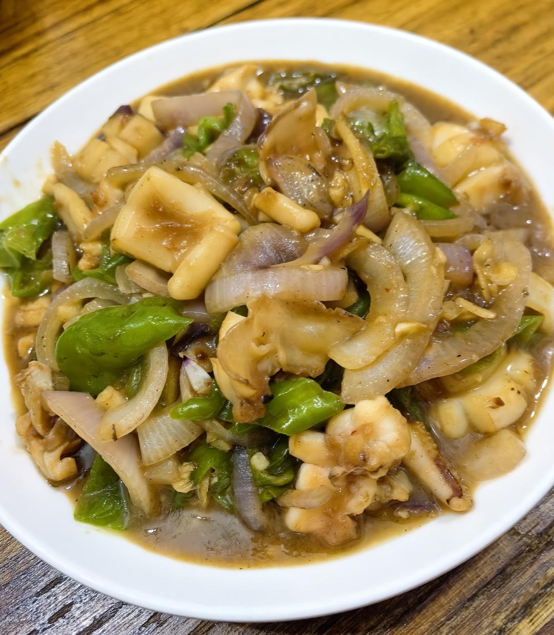 老少皆宜的火爆墨鱼