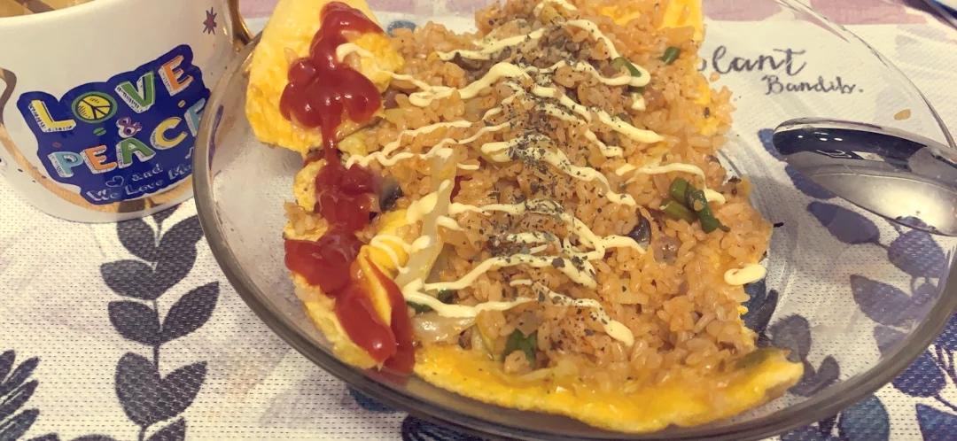 蛋包黄油炒饭