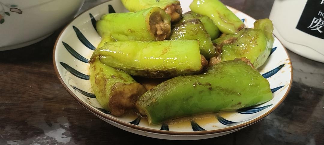 销魂青椒酿肉【超级下饭】