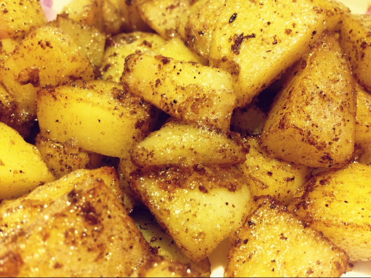 锦葵2做的黄油香煎土豆块