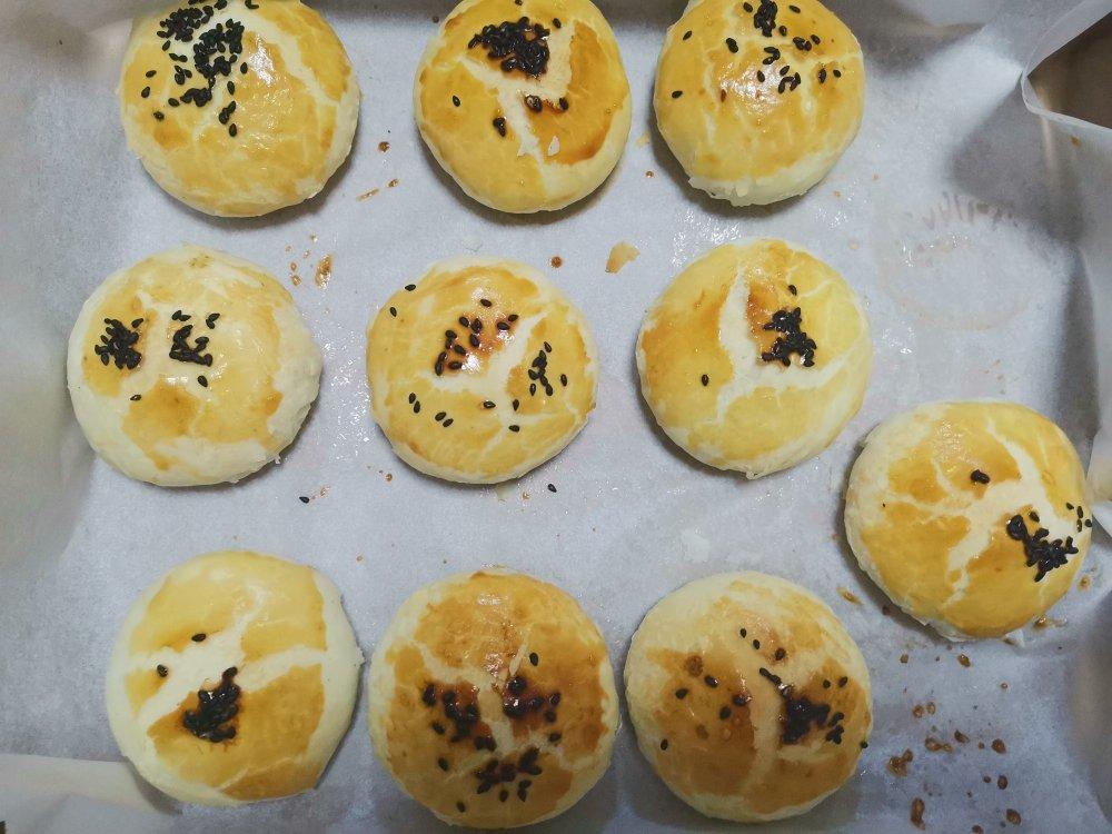 酥到掉渣的绿豆酥饼，简单易学