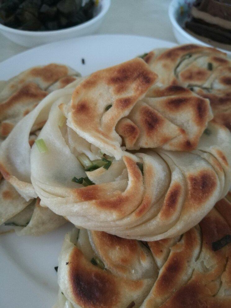 葱花手抓饼