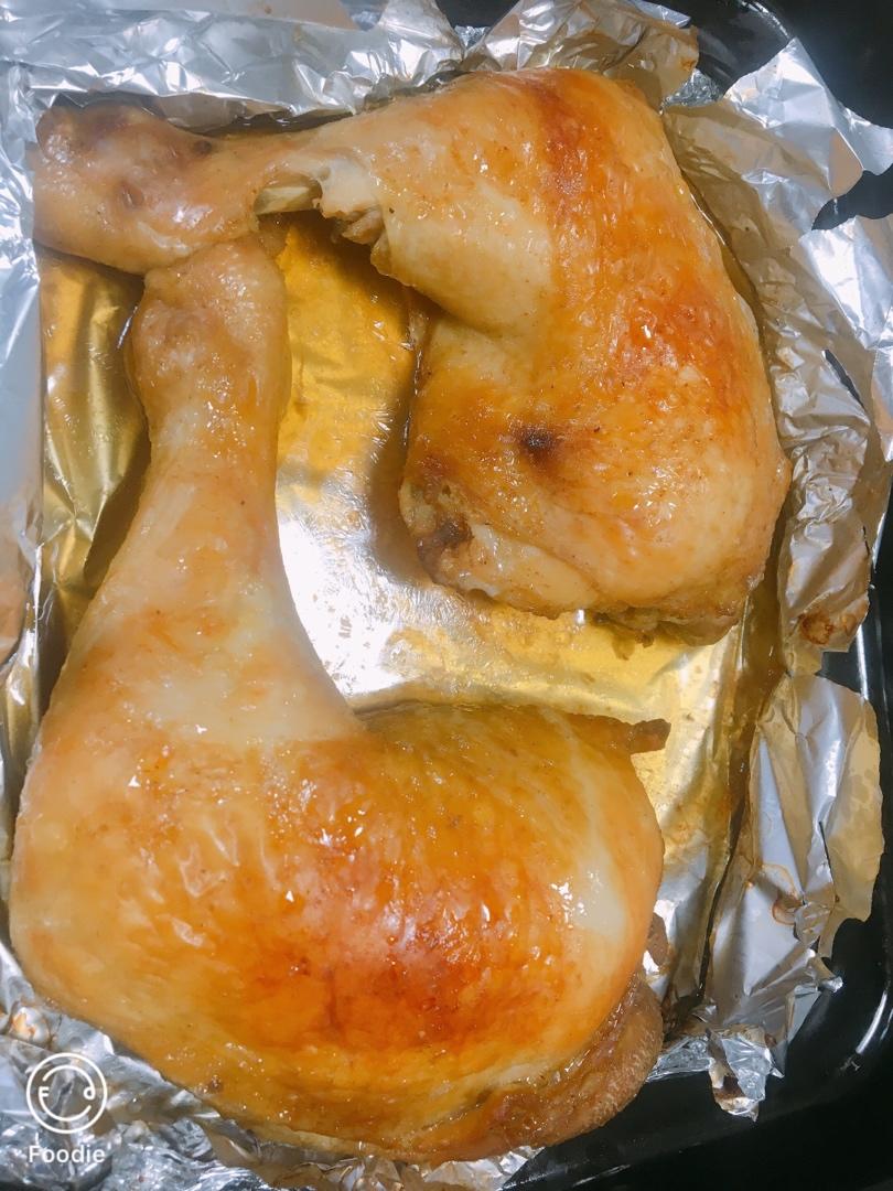 香喷喷的盐焗鸡腿