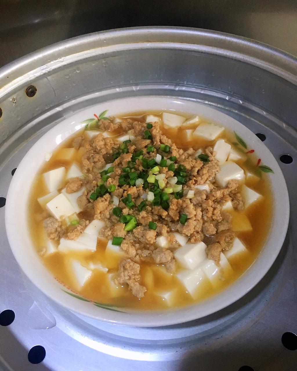 肉末蒸豆腐