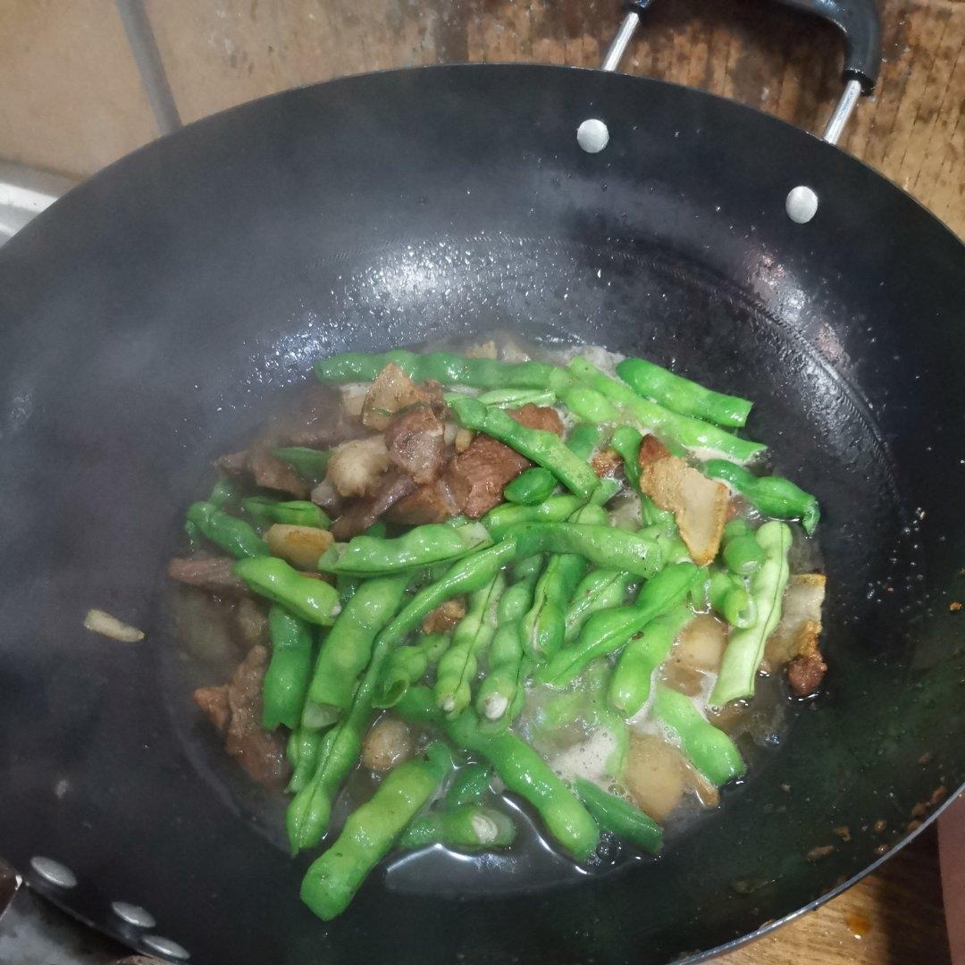豆角炒肉丝