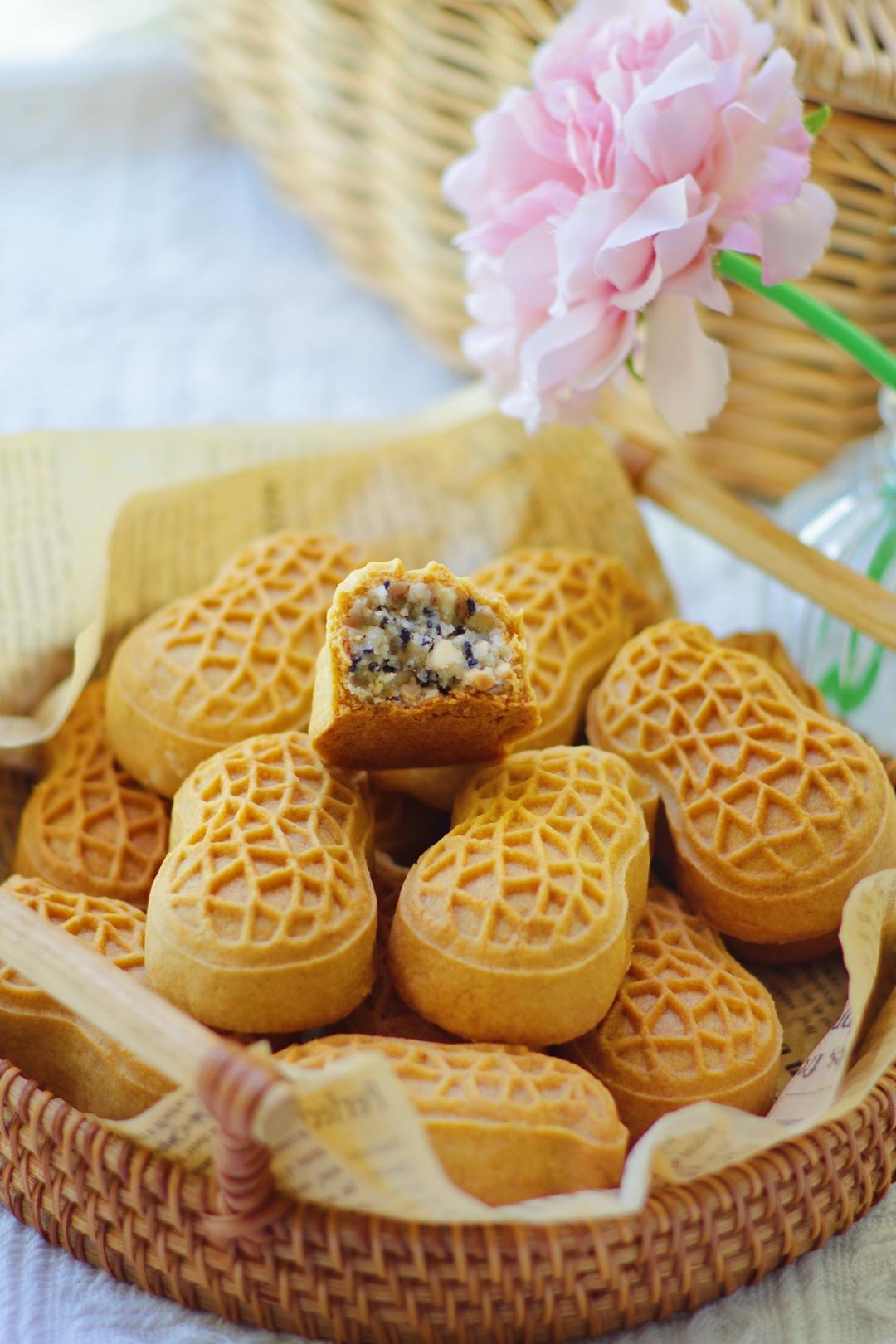 🥜花生酥🔥独家秘方，好柿会花生之花生酥月饼，💯皮酥馅酥酥掉渣❗️