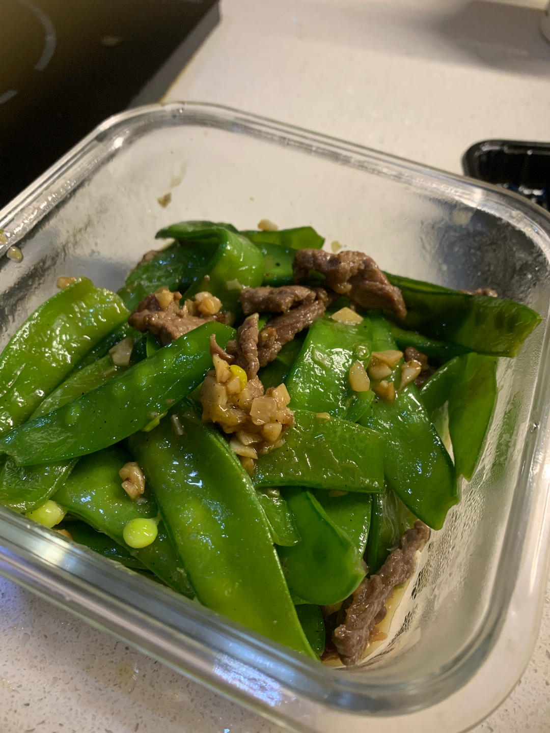 荷兰豆炒牛肉
