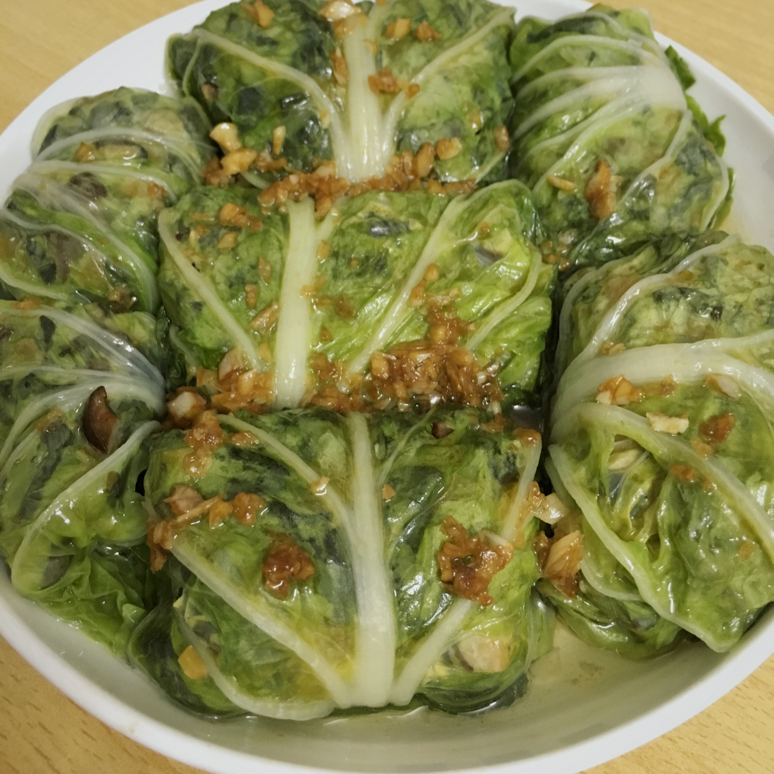 肉酿白菜卷