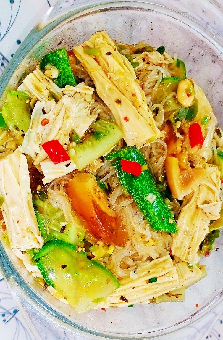 分三步99%还原菜市场凉拌菜-拍黄瓜/拌黄瓜/拌腐竹