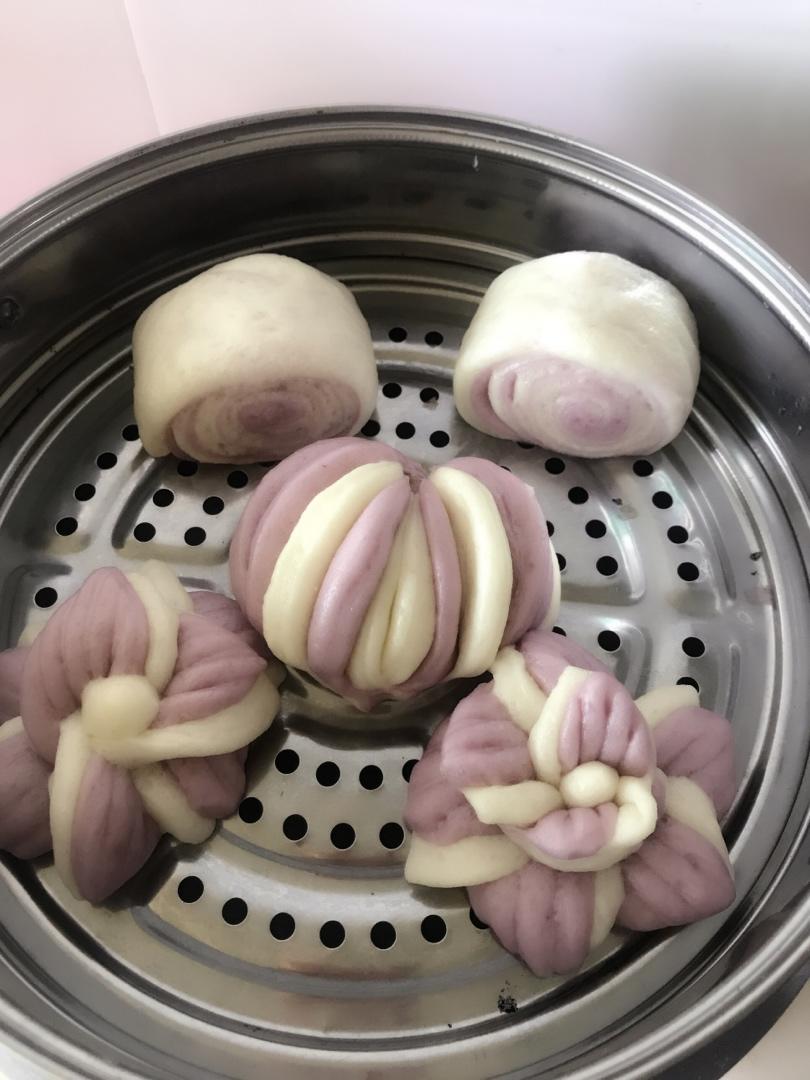 双色花馒头