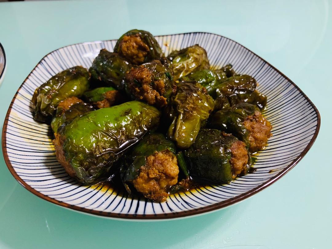 虎皮青椒塞肉
