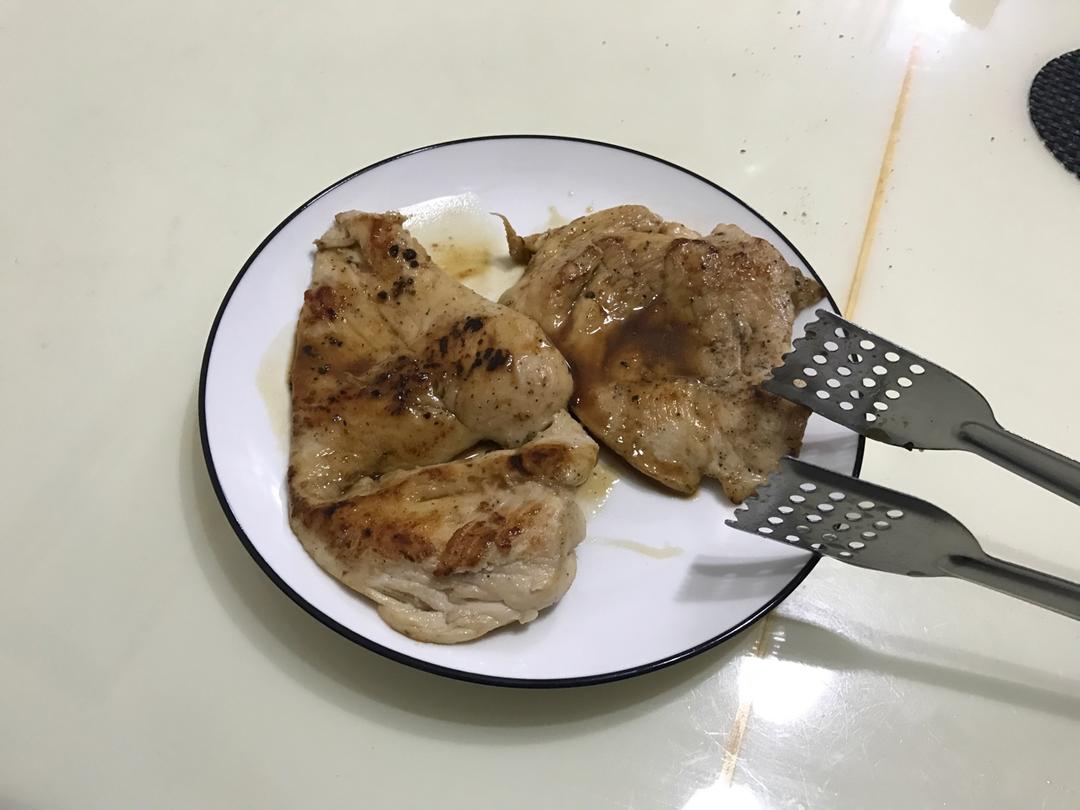 黑椒煎鸡胸 快手版