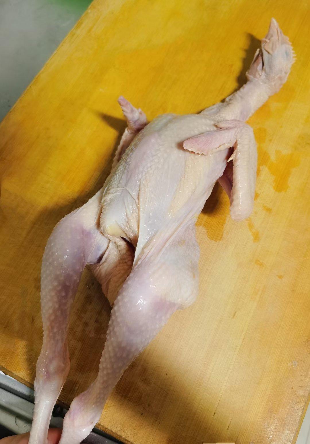 电饭煲盐焗鸡【手撕鸡】简易版