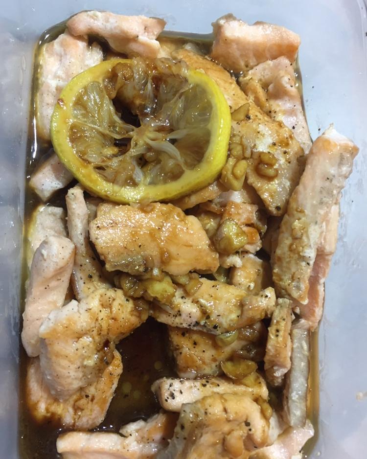 香煎三文鱼