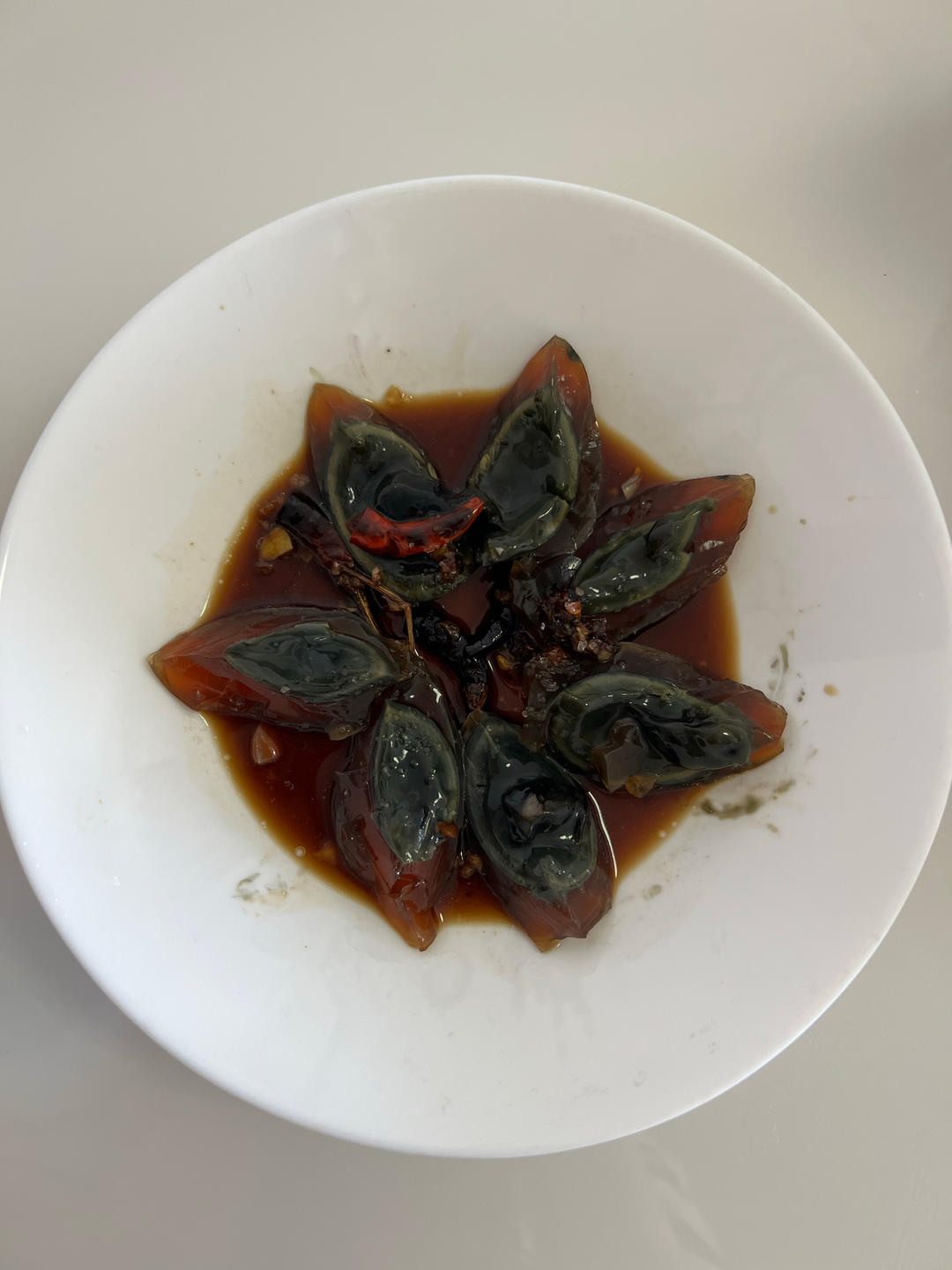 凉拌皮蛋