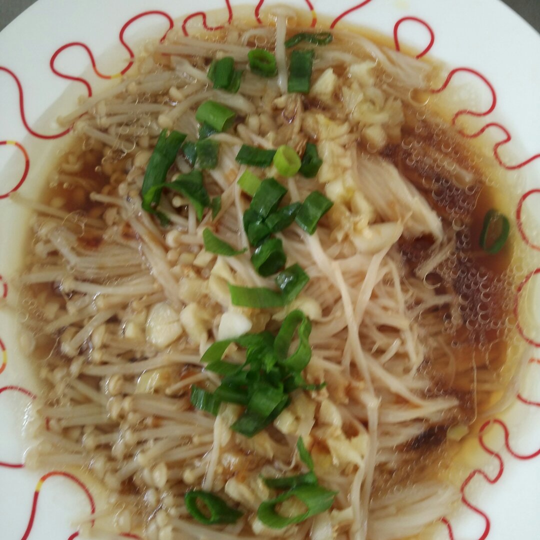 蒜蓉蒸金针菇