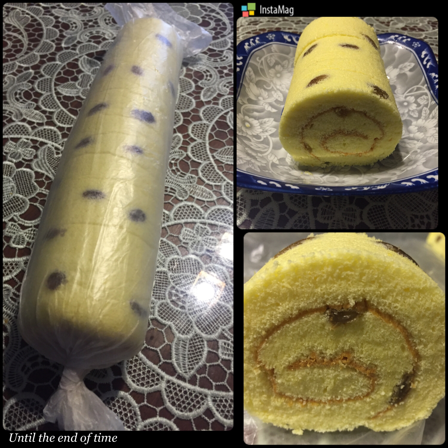 葡萄干蛋糕卷