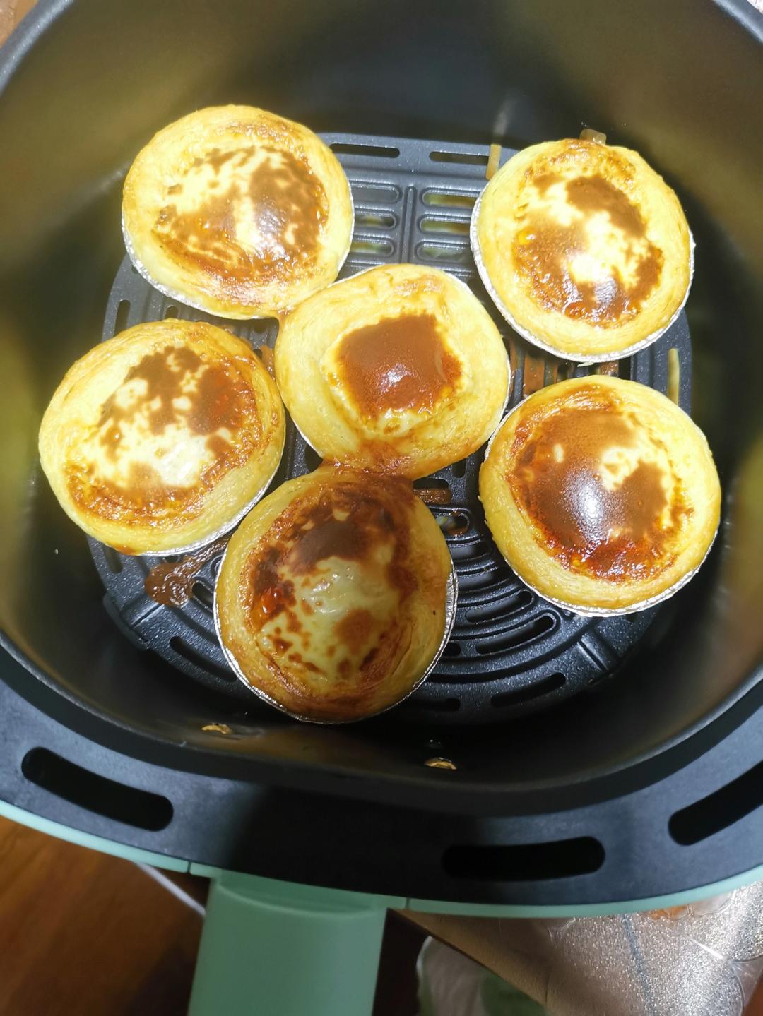 空气炸锅版简版烤蛋挞（神似肯德基！）