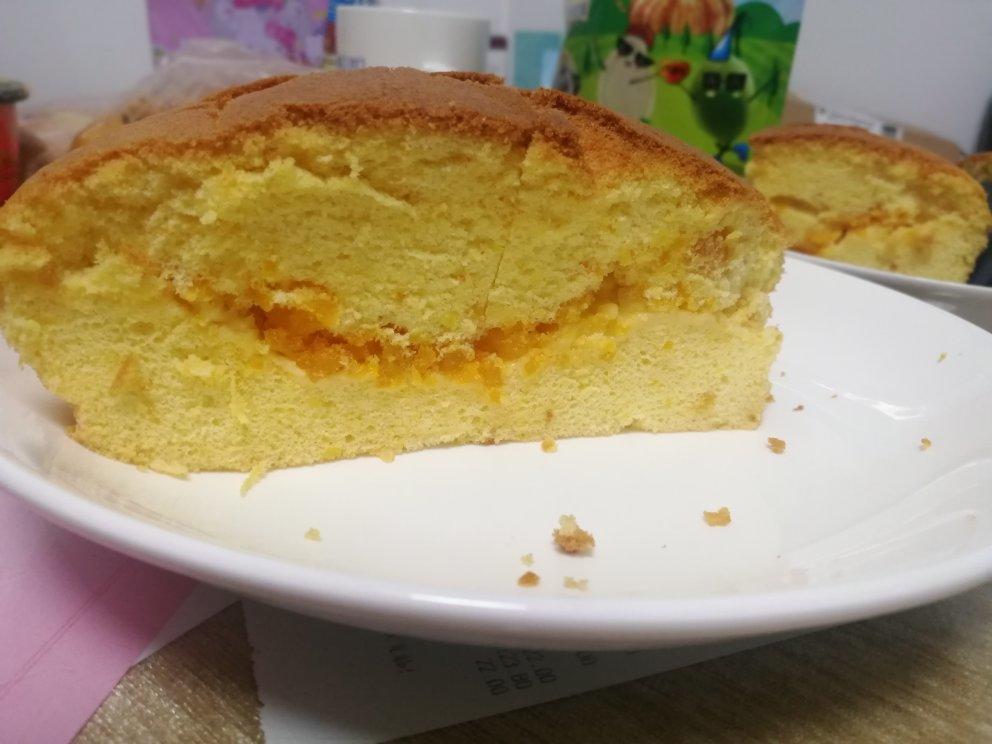 超超超柔软的咸蛋黄芝士古早蛋糕!