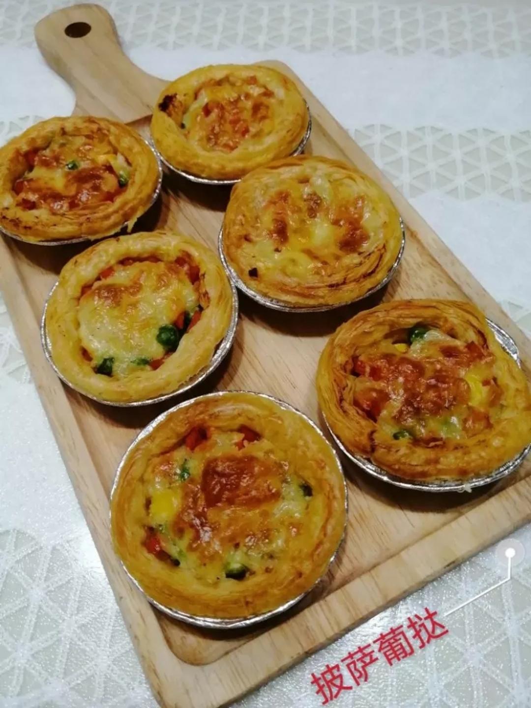 小孩的营养早餐:披萨葡挞