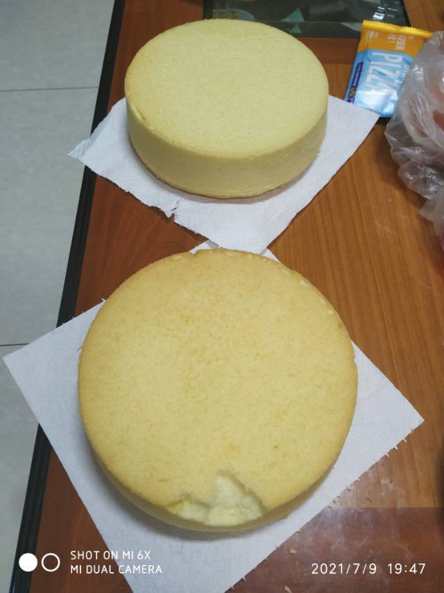 6寸，8寸，10寸戚风蛋糕配方（已更新）
