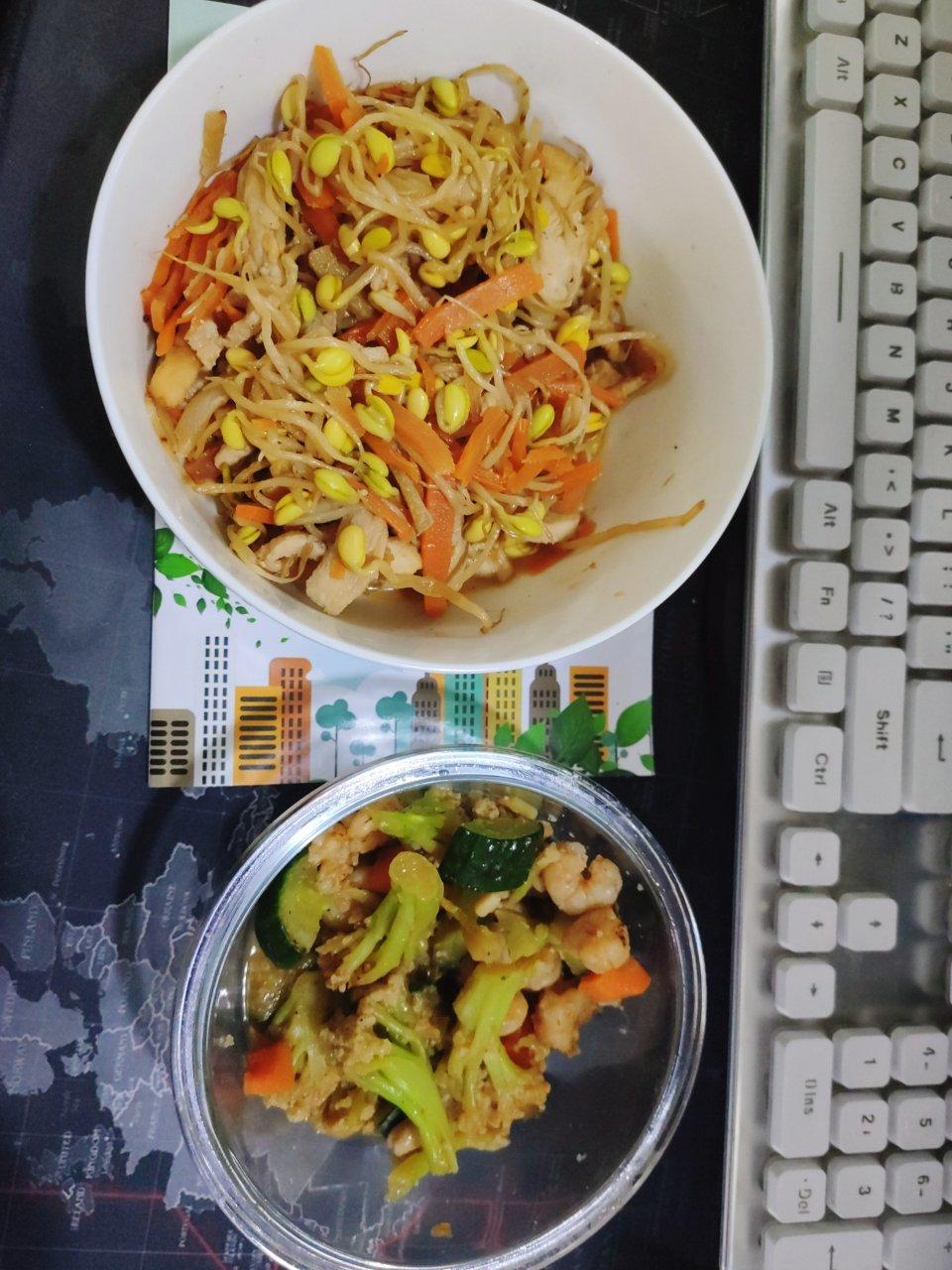 虾仁炒黄瓜胡萝卜