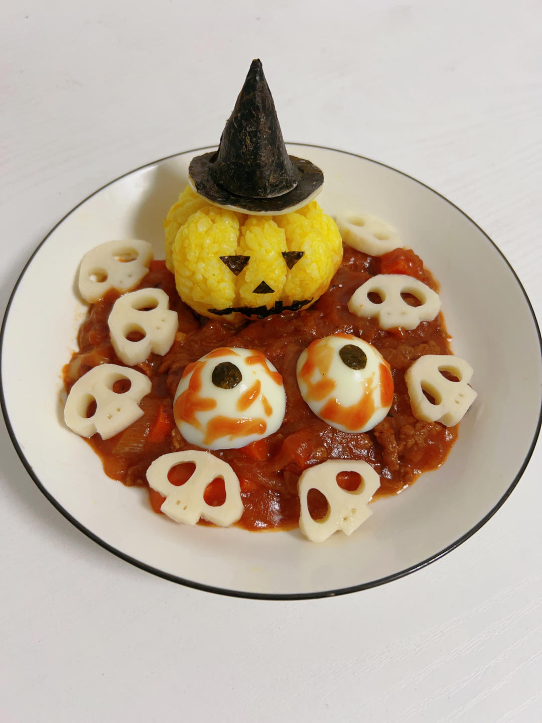 万圣节红烩南瓜饭