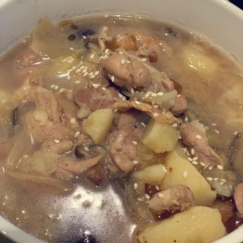 秋日鸡肉筑前煮