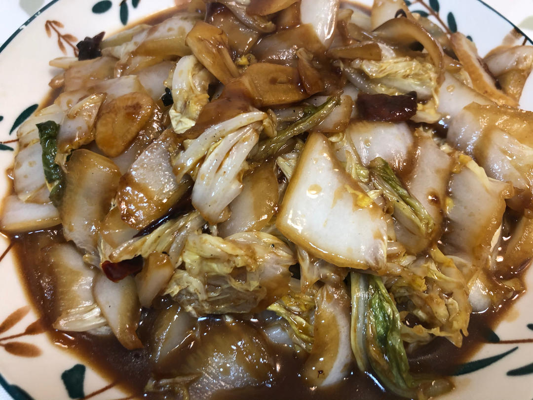 绝对好吃的醋熘白菜