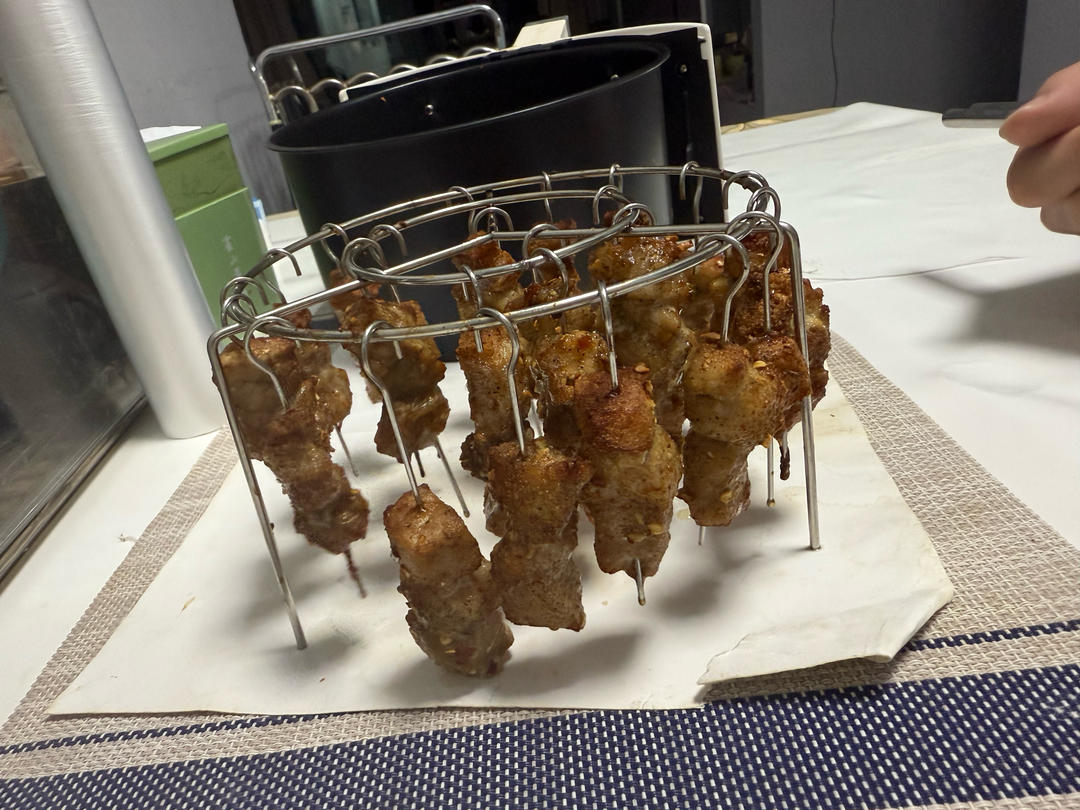 家庭版烤肉串（空气炸锅）少油