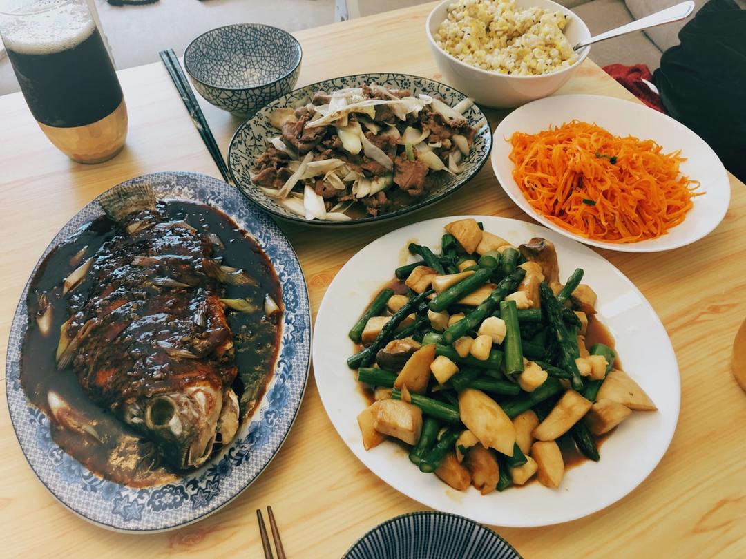 记录我们的晚餐ϵ( 'Θ' )϶
