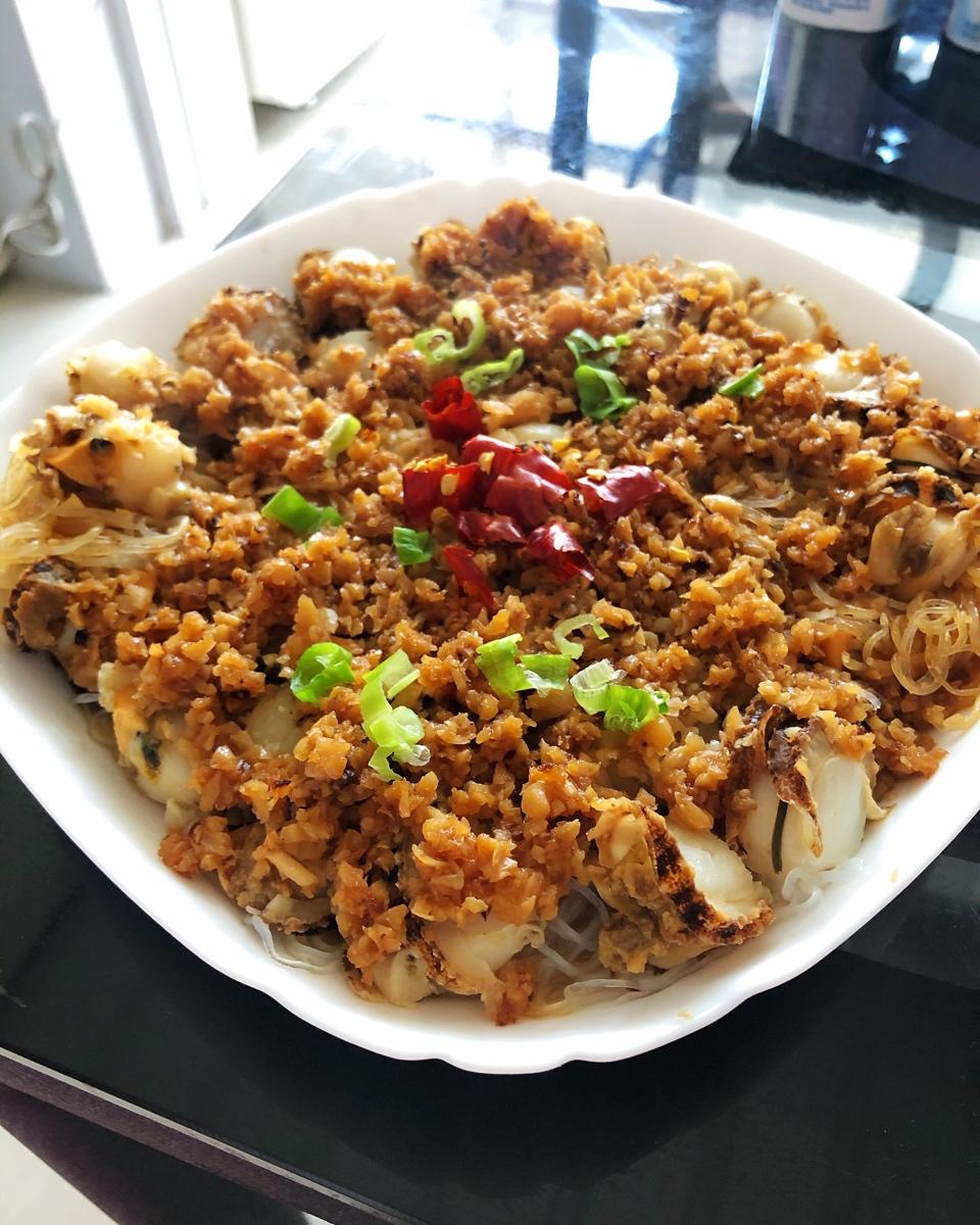 蒜蓉扇贝肉蒸粉丝