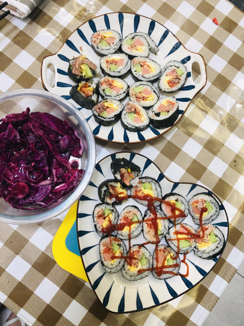 🍣家庭版寿司 | 无寿司醋、无寿司米版本👩🏻‍🍳