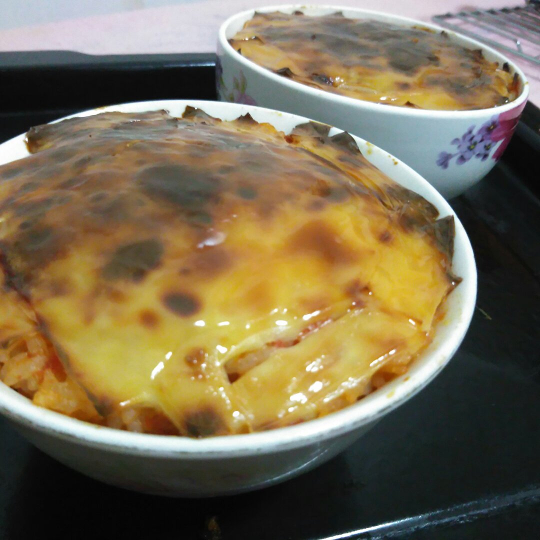 番茄培根焗饭