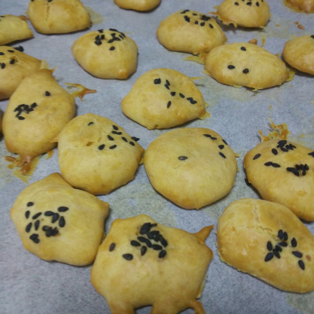 老少皆宜的蛋黄饼干