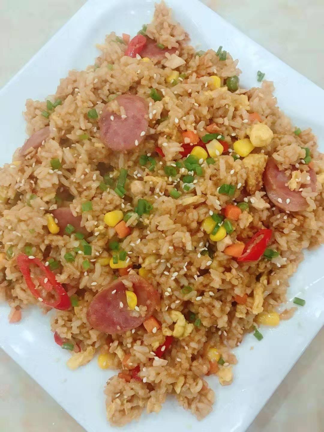 海鸭蛋炒饭的做法