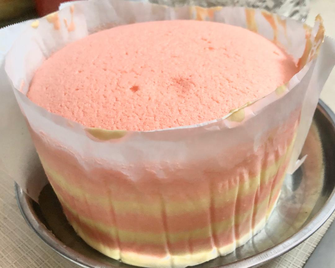 粉色生日蛋糕的做法