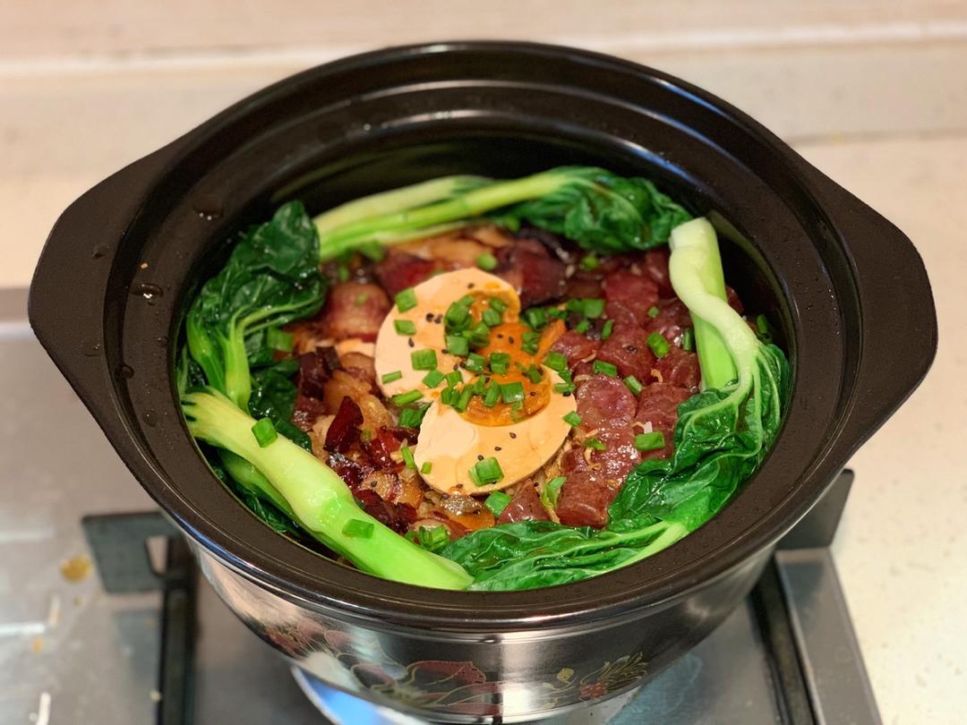 香喷喷的🍲腊肠煲仔饭（砂锅版）超简单神速