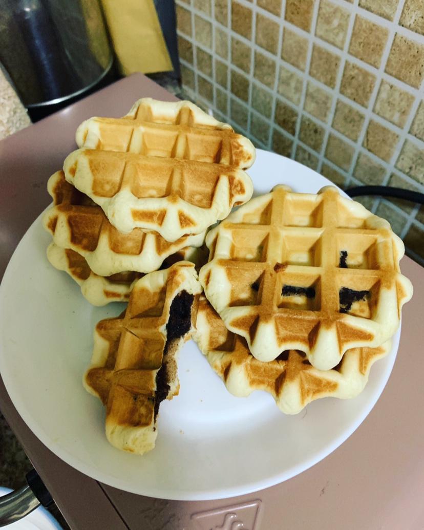 紫米华夫饼
