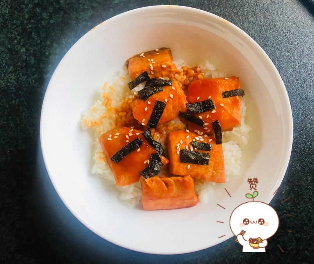 酱汁三文鱼【宝宝辅食】