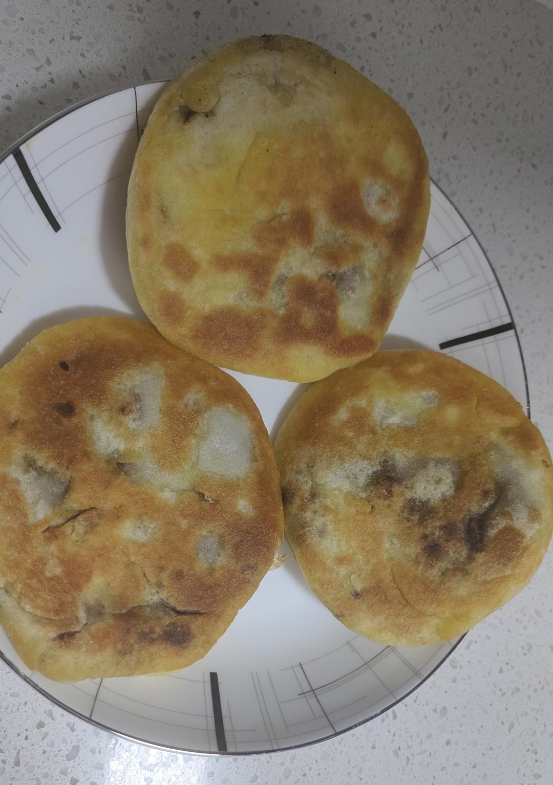 ㊙️东北糯米豆沙粘火勺 烫面法饼超级软 附虎口收拢法整形视频