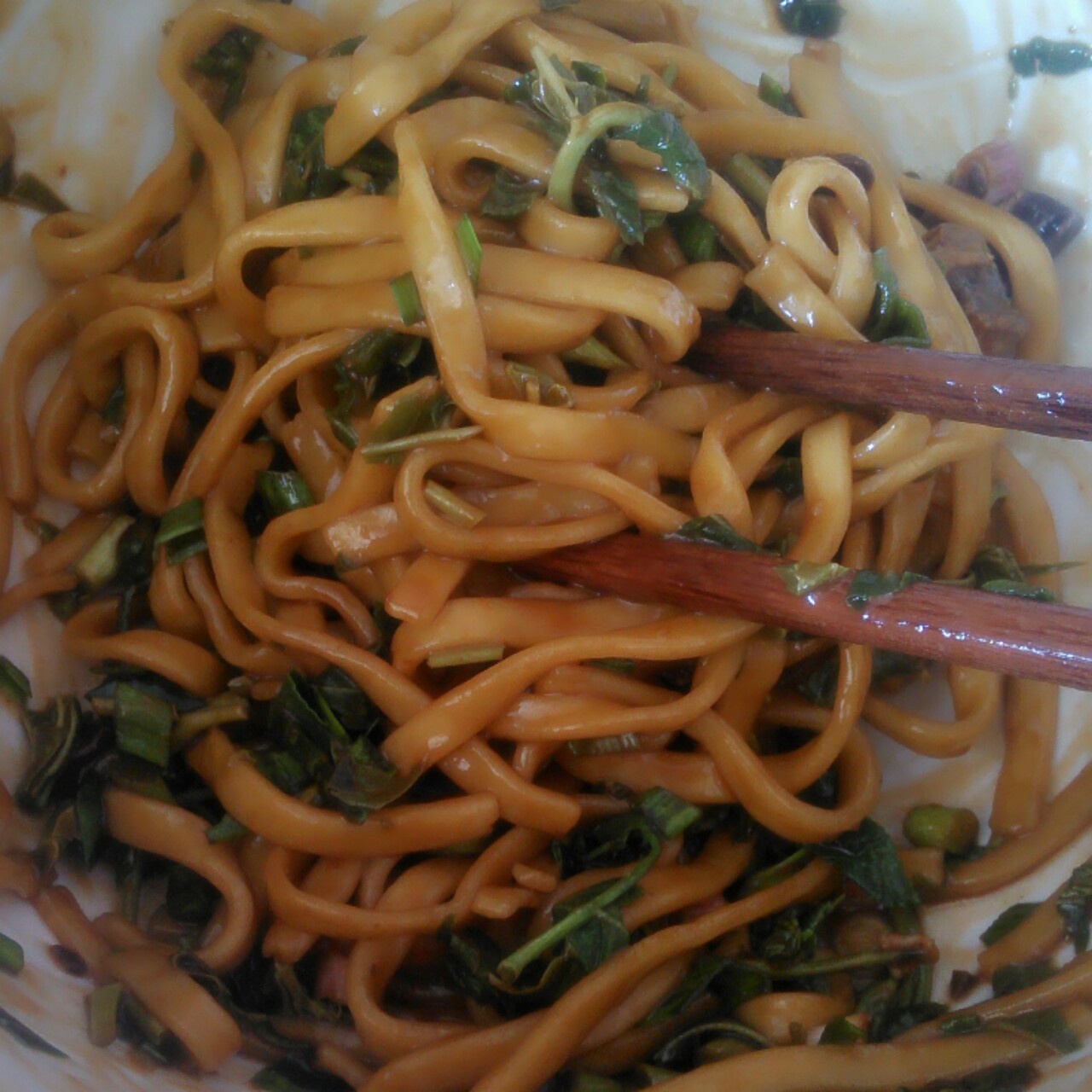 葱油面