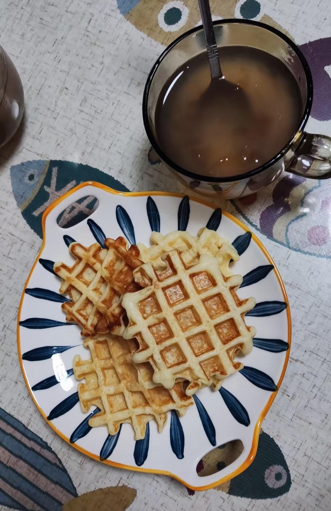 无泡打粉华夫饼(早餐机版)