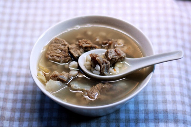 清凉补排骨汤
